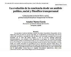 LA EVOLUCIN DE LA CONCIENCIA DESDE UN ANLISIS POLTICO, SOCIAL Y FILOSFICO-TRANSPERSONAL