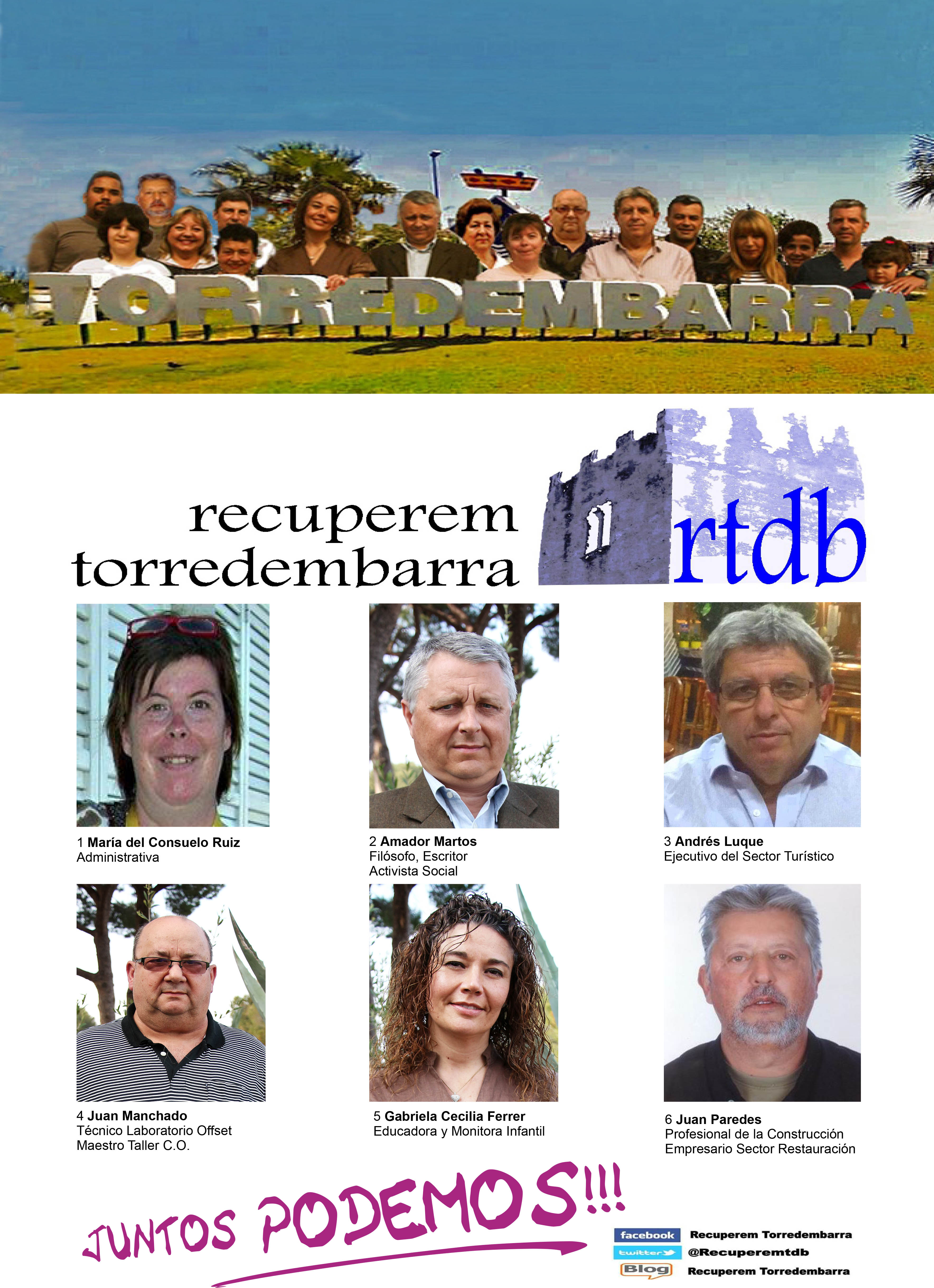 Candidatura de RECUPEREM TORREDEMBARRA