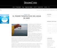 EL PODER TERAPUTICO DEL AGUA DE MAR