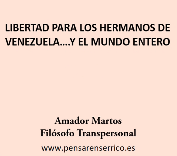 13/10/2020: LIBERTAD PARA LOS HERMANOS DE VENEZUELA... Y EL MUNDO ENTERO