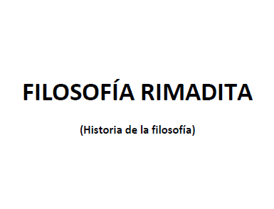 LIBRO DE RICARDO FIGUEROA (MÉXICO): FILOSOFÍA RIMADITA (HISTORIA DE LA FILOSOFÍA)