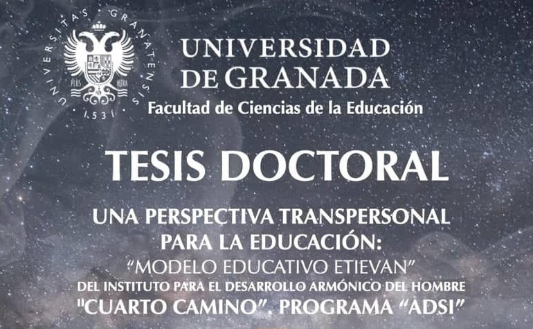 TESIS DOCTORAL DE MORELIA VALENCIA MEDINA (ESPAA): UNA PERSPECTIVA TRANSPERSONAL PARA LA EDUCACIN