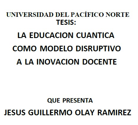 TESIS DOCTORAL DE JESUS GUILLERMO OLAY RAMIREZ (MXICO)