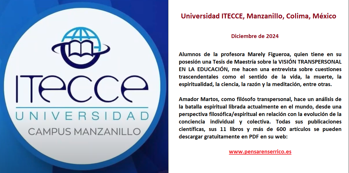 13/12/2024: Entrevista que me hacen algunos alumnos de la Universidad ITECCE, Manzanillo, Colima, Mxico.